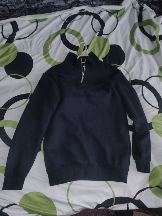 Quarter Zipper Bleumarin