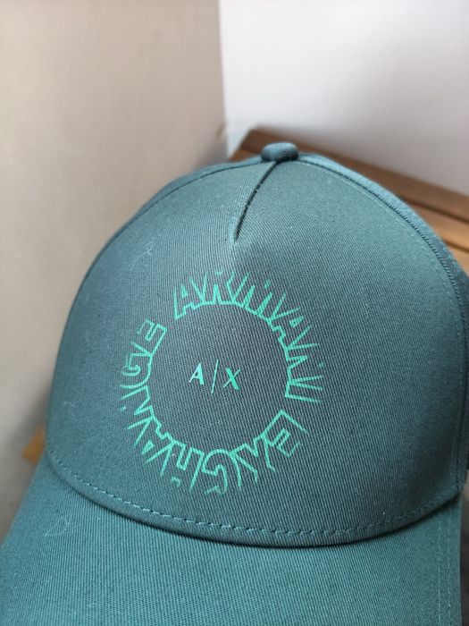 Armani Exchange șapcă unisex verde închis mărime OS noua originala