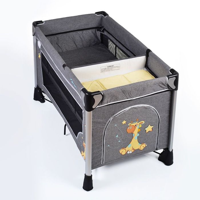 Детска кошара Kangaroo на две нива + матрак от мемори пяна