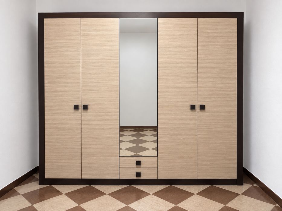 Dulap cu oglindă și sertare - 232 x 52 x 220 cm