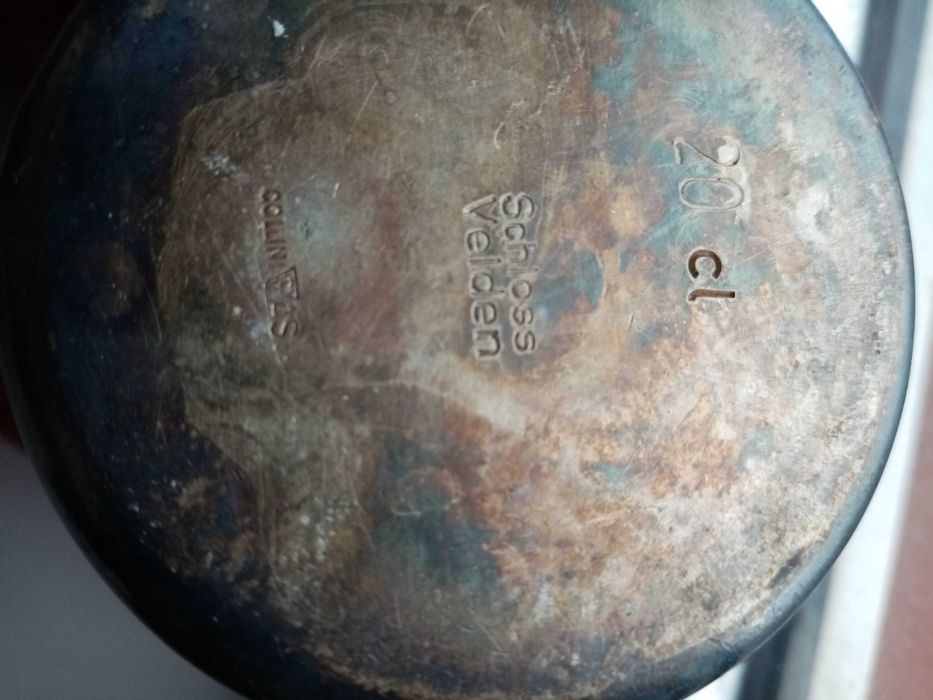 Letiera și zaharnita din alpaca argintata, vechi, perfecte functional