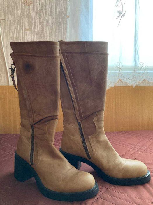 Дамски ботуши естествена кожа