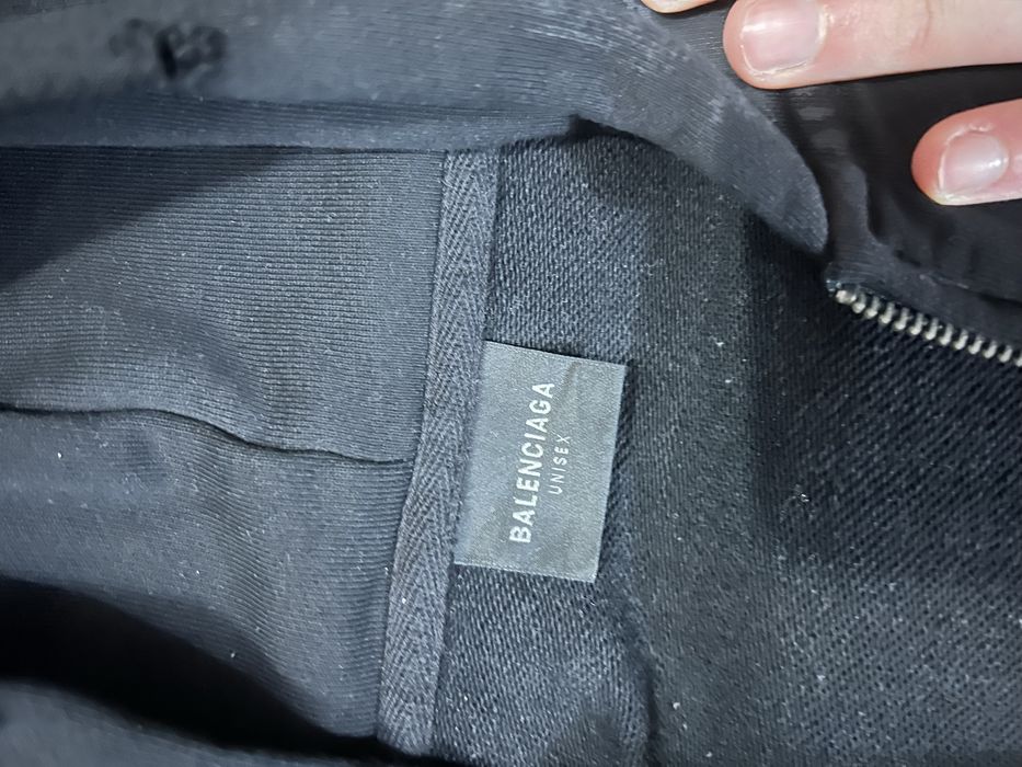 Balenciaga paris zip hoodie
