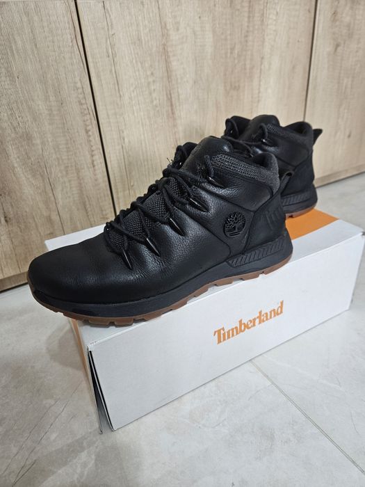 Bocanci/ghete Timberland 41 sprint trekker mid lace sneaker jet black