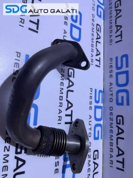 Tub Tubulatura Cot Racord Admisie Aer Turbo Turbina Turbosuflanta VW Jetta 1.9 TDI BLS BXJ 2006 - 2011 Cod 03G131521R [D0324]