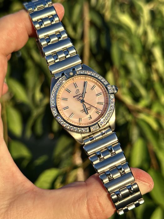 Breitling Chronomat Dial Roze 36,mm