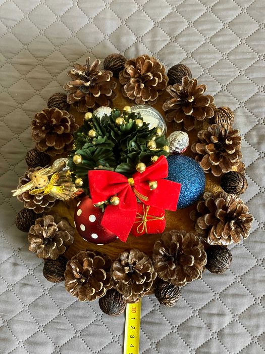 Коледна декорация за маса и стена