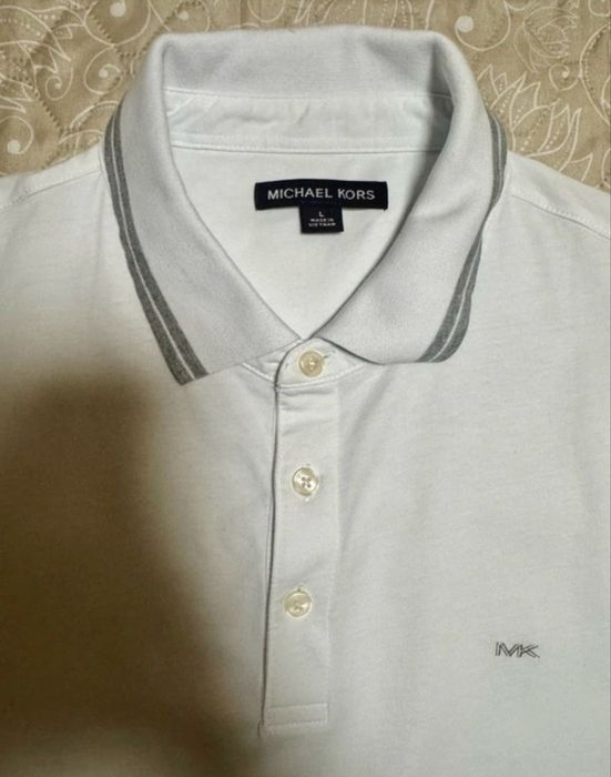 Tricou polo alb Michael Kors - marime L