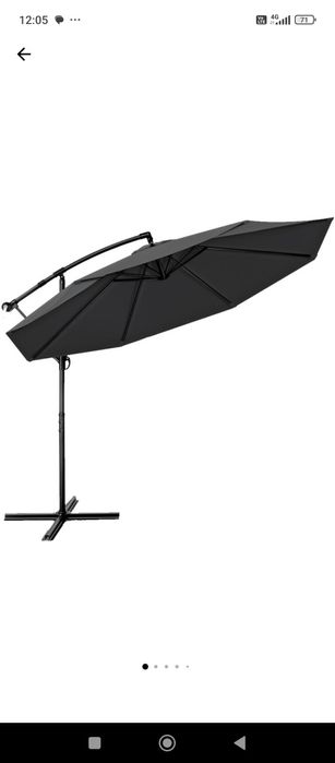 Елегантен градински чадър