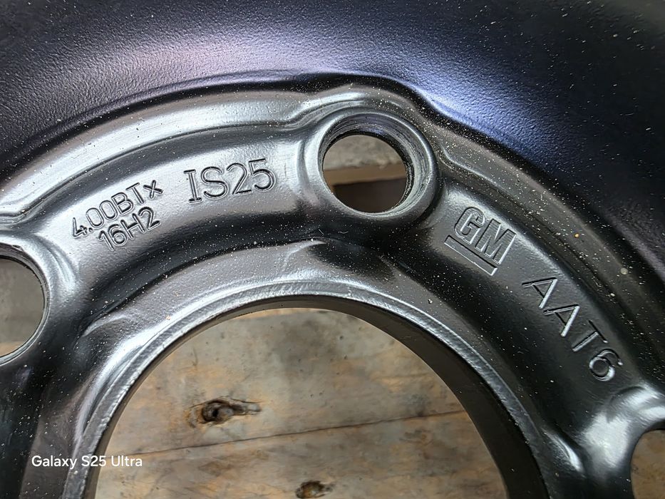 Резервна гума/патерица 16ка 5х105 Opel, Chevrolet