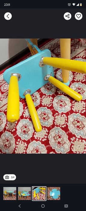 Продам детский комплект стол и стулья