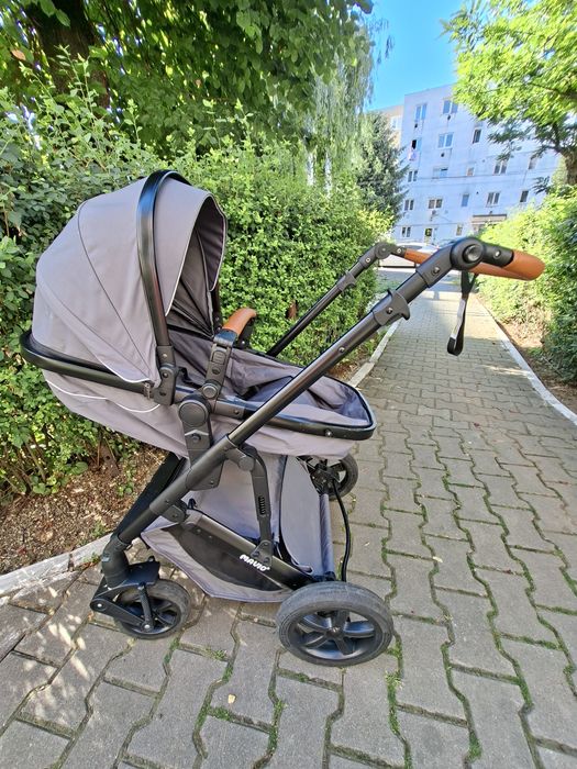 Cărucior 3 în 1 Mavio Adventure, stare foarte bună, complet (landou + sport + scoică)