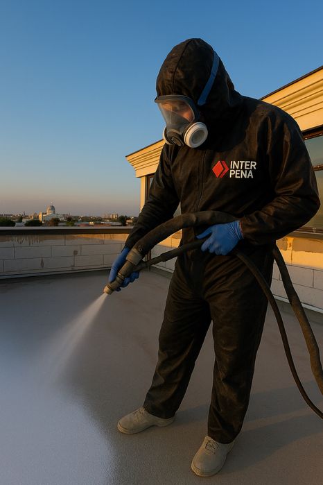 Гидроизоляция Полимочевиной Террассы Кровли крыши