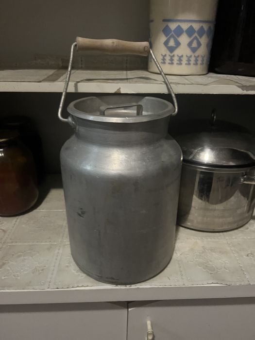 Бидон эмалированный , алюминиевый