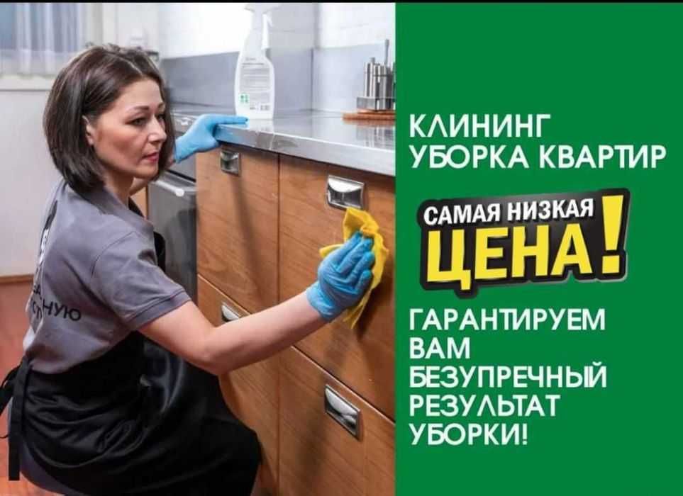 Уборка квартир, домов офисов и любых других помещений. Все районы