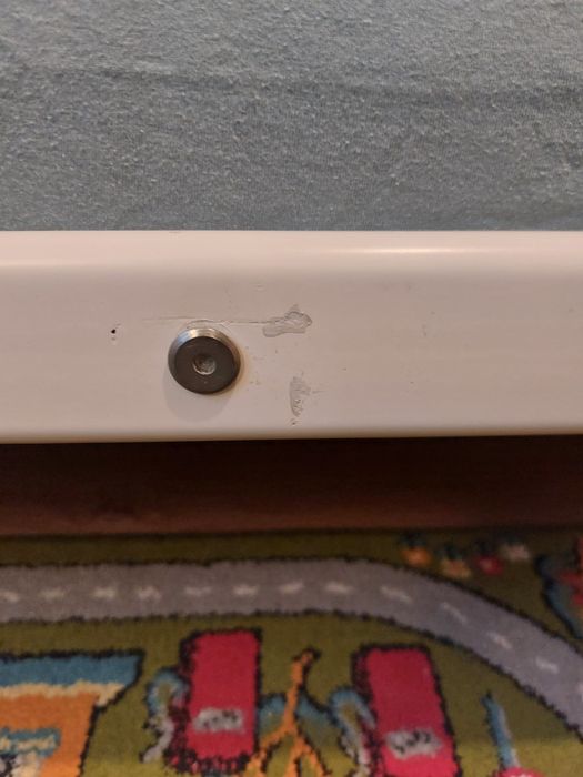 Pat metalic supraetajat Ikea 90x200