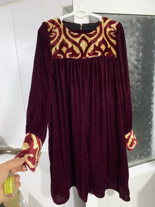 Миллий Двойка куйлак натуральный панбархат. Размер М Л