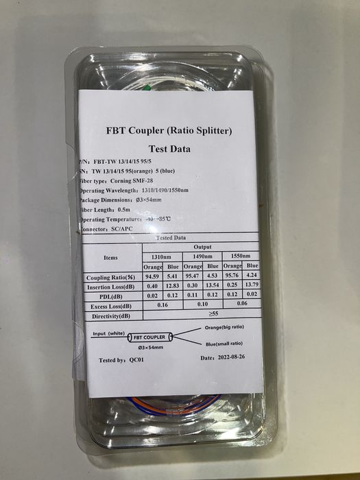 Оптический сплиттерный делитель