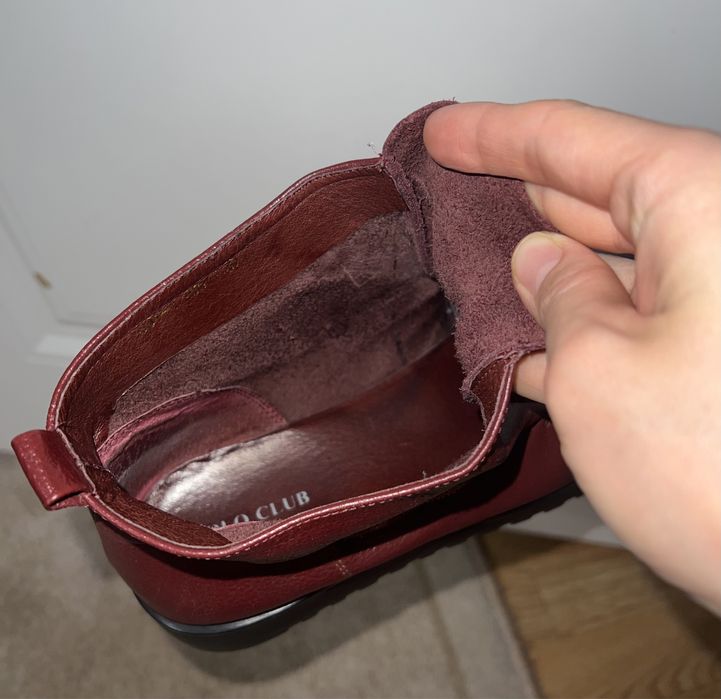 Ботинка натуральная кожа