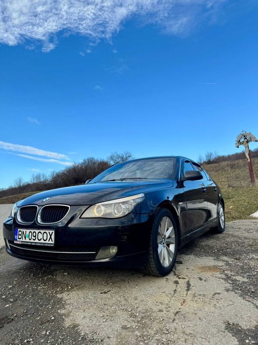 BMW Euro 5 520d E60 2009 177CP/DPF ON/Trapa/Piele Cognac/Joystick