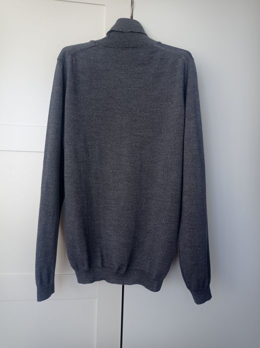 Сиво поло от вълна М