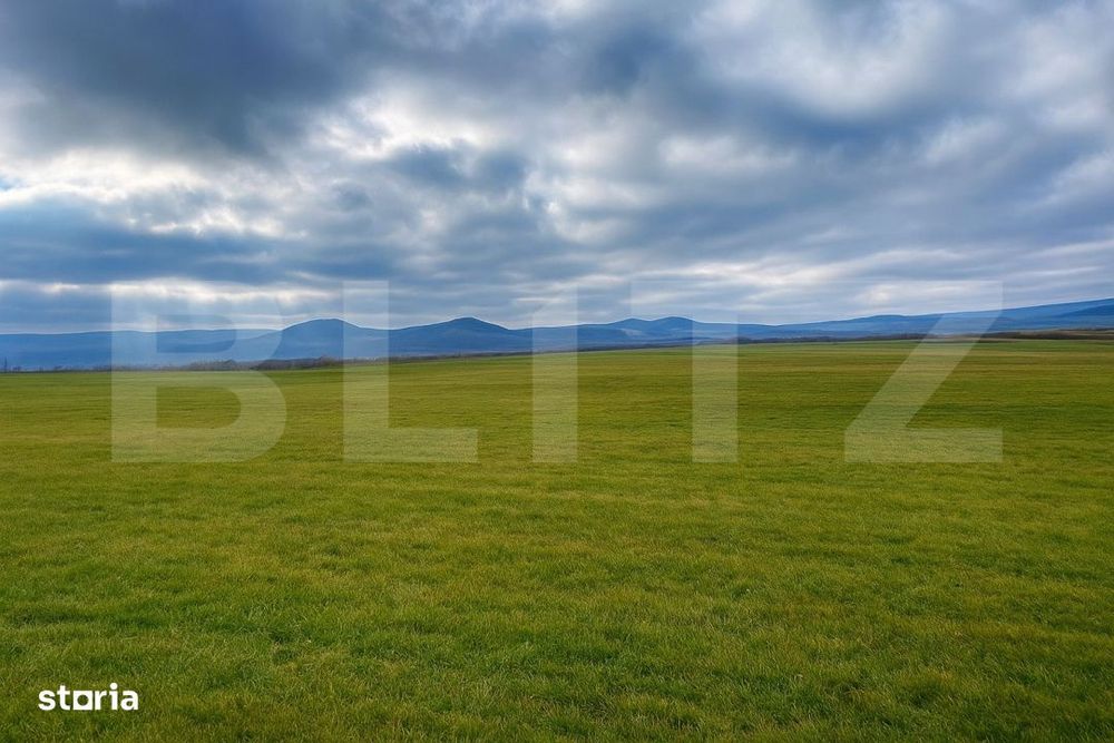 Teren de vanzare – 1,2  hectare, la drumul european, utilitati la fr