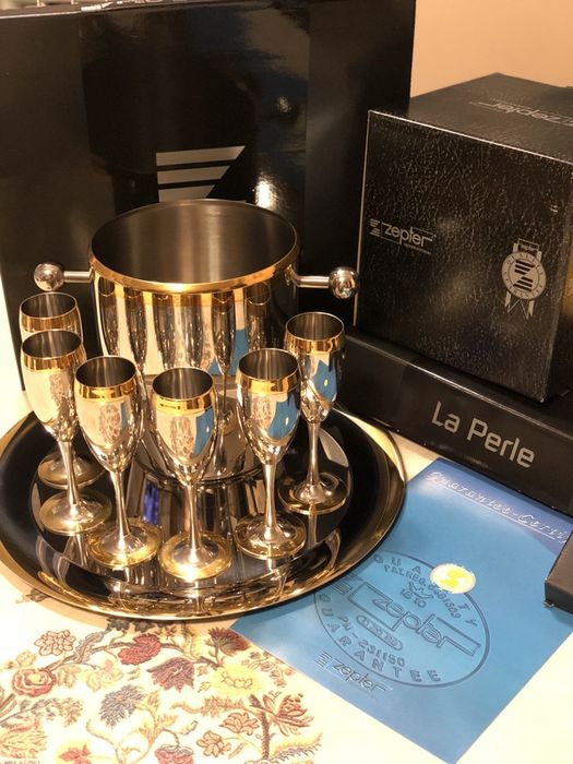 Продам  Zepter La Perle оригинал от Цептер с частичной позолотой на 6