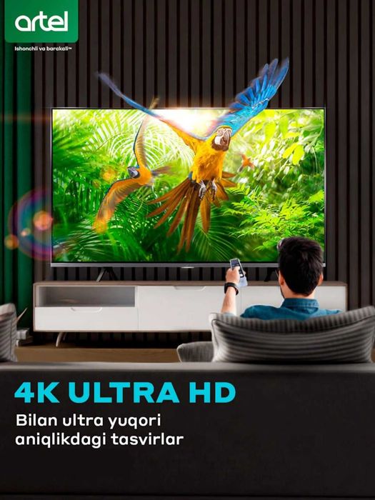 NEW ARTEL 65PUCH010 4K Google TV по Низким ценам +Доставка!