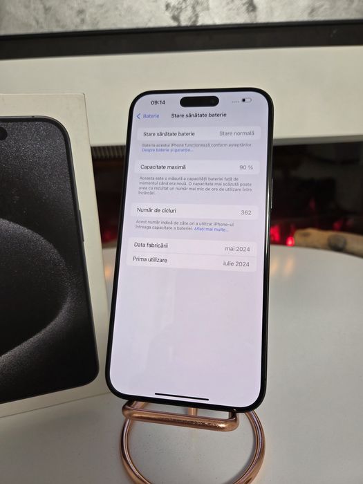 IPhone 15 Pro Max 90% bateria