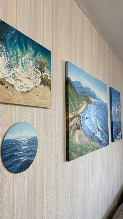 Картина море пляж