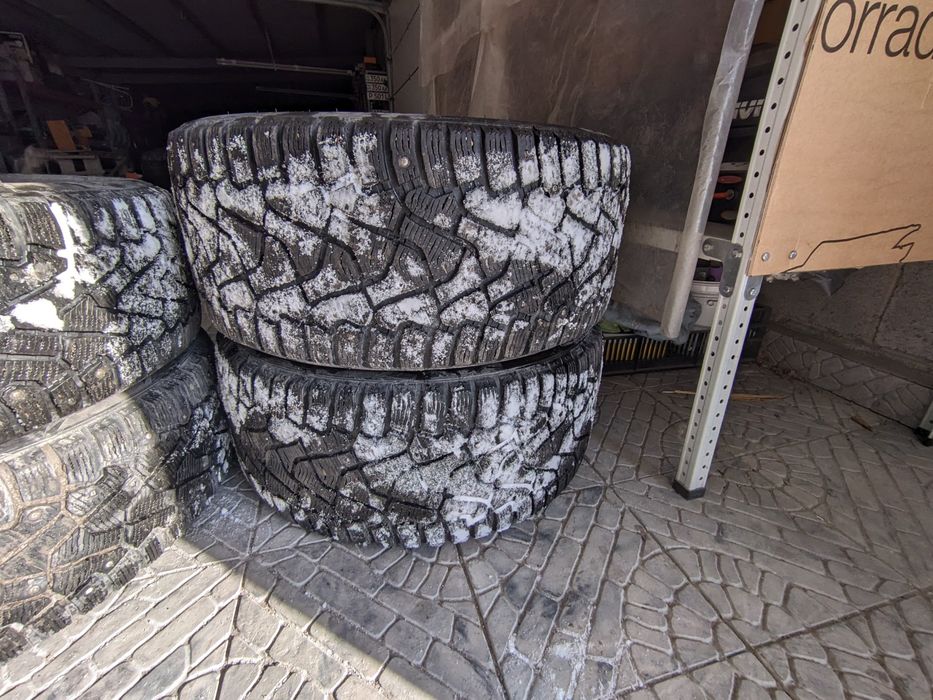 Шины зимние разноширокие