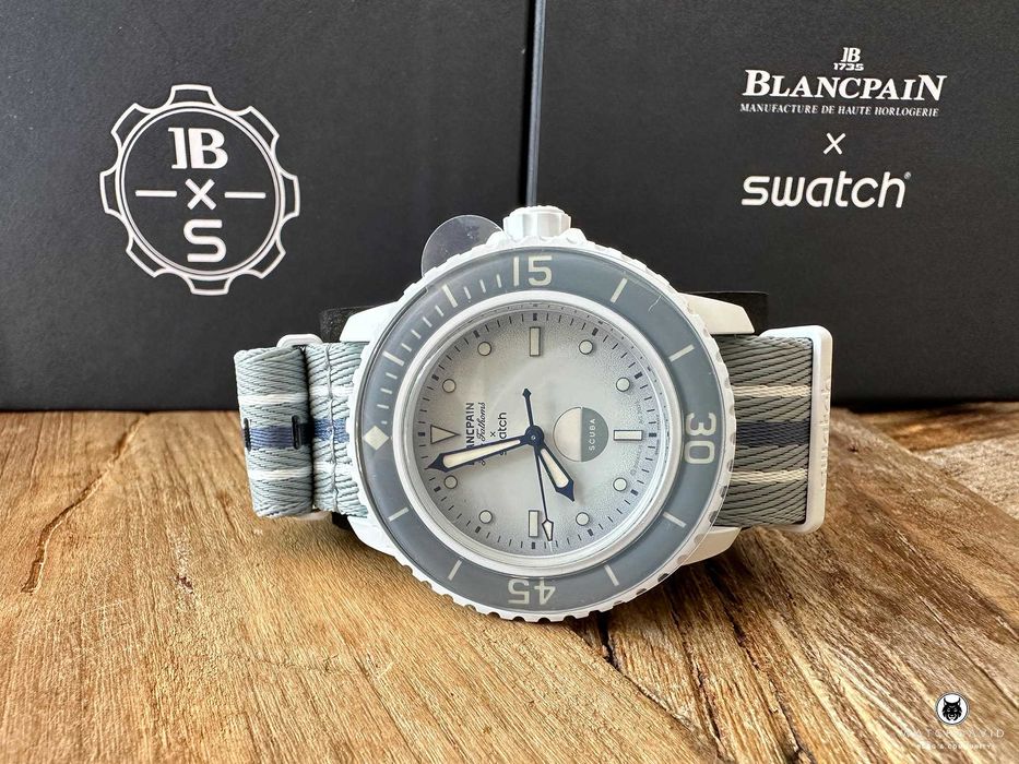 Swatch x Blancpain Antarctic Ocean Scuba 50 Fathoms
