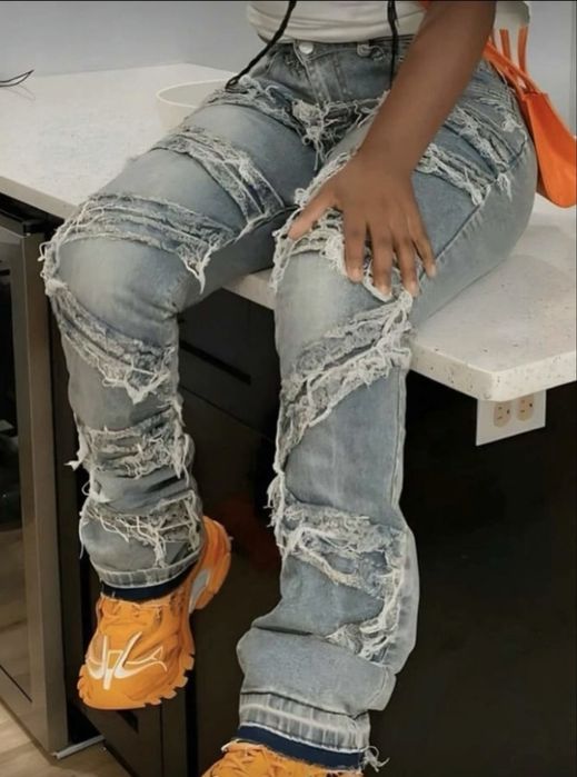 Shein blugi albastri marimea XXS- nou fara eticheta