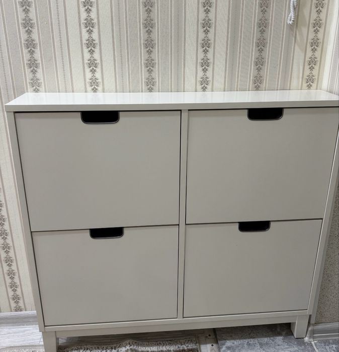 Обувница IKEA 96х17×90 см, дерево, ДСП