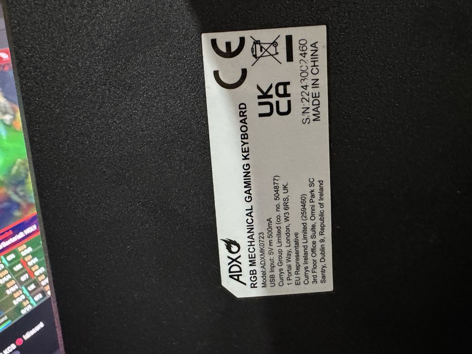Tastatura gaming mecanica ADX red switch
