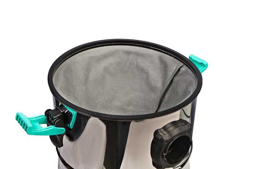 Промышленный пылесос 30л. Синхр.Самоочистка.1500Вт.Защита.Шл2,5Каб4,5