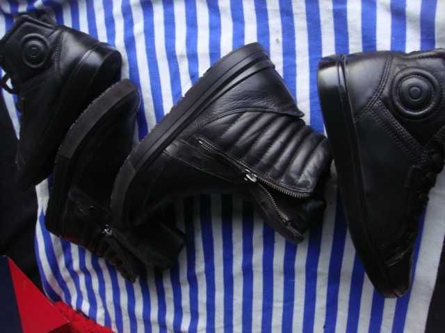 Ботинки ECCO Голландия Оригинал Натуральная Кожа с Питоном 39-40р.