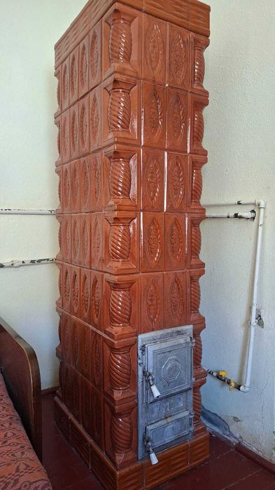 Soba de teracota pe gaz