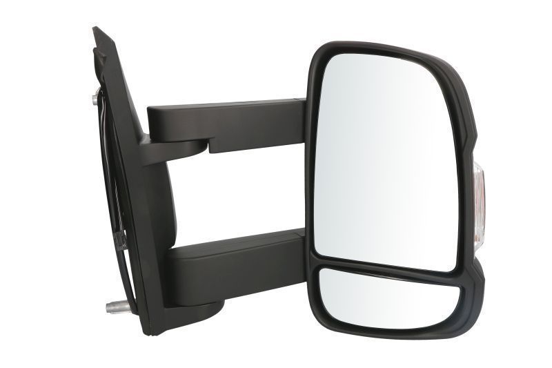 Oglinda exterioara Citroen Jumper /; Fiat Ducato /; Peugeot Boxer /; dreapta, ajustare electrica, ECE, carcasa neagra, convexa, cromata, incalzire, 8
