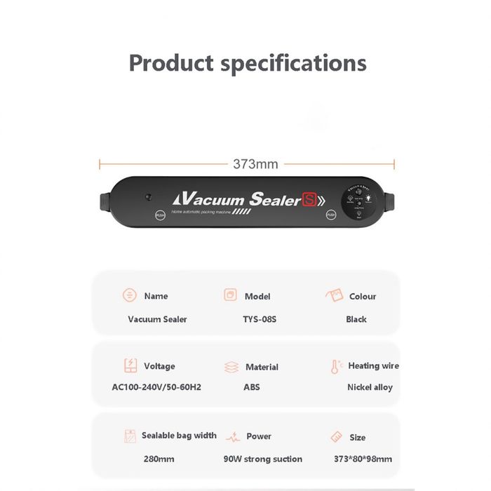 Уред за вакуумиране - 90W - 100W 220V