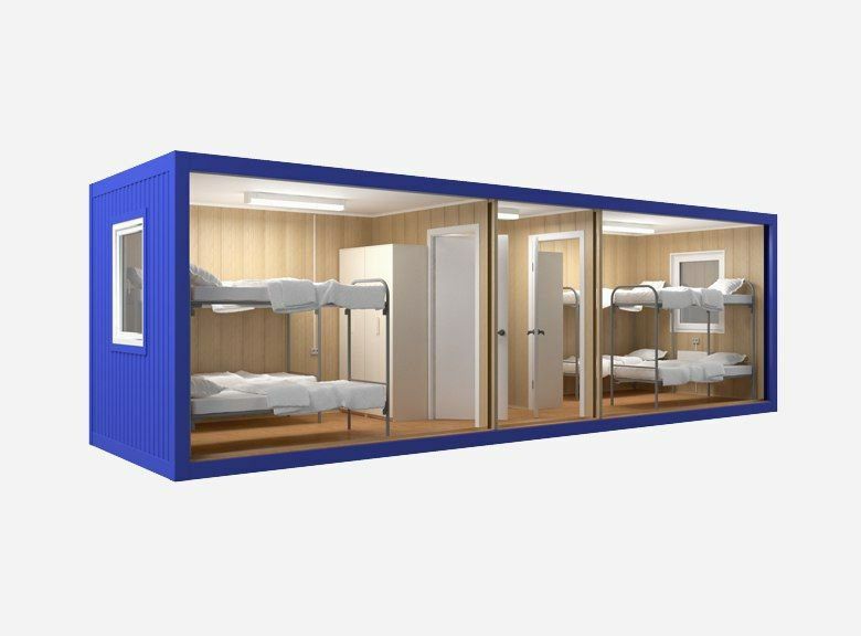 Мобильный помещение из контейнера