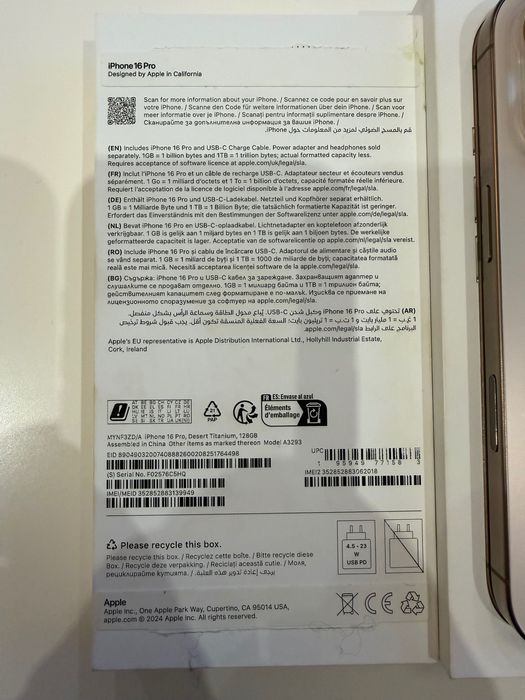 iphone 16 pro 128 GB