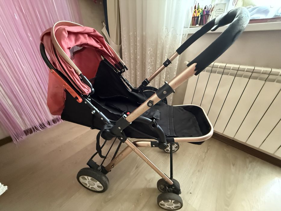 Коляска с 0+ Coballe перекидная ручка