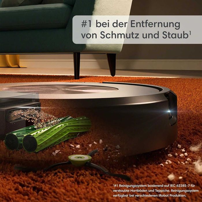 iRobot Roomba Combo j9+ Самоизпразваща се прахосмукачка робот (C9758)