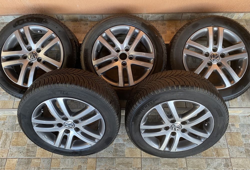 Jante R16 originale Vw Anvelope Michelin M+S 205/55