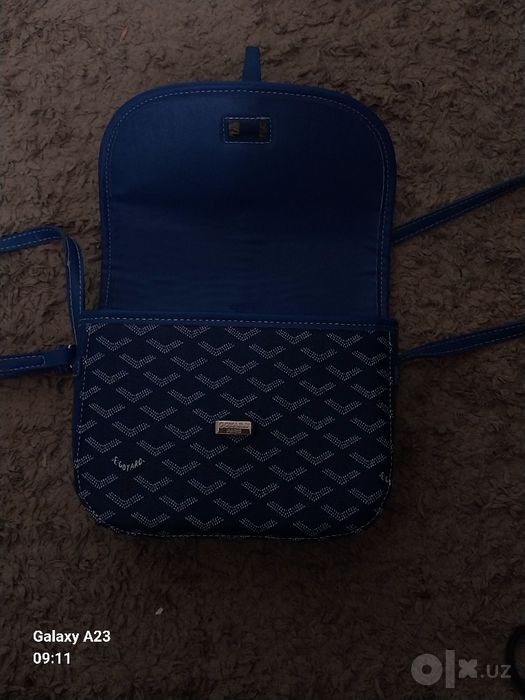 Сумка Goyard синего цвета