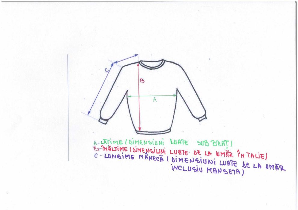 Haine de Lucru marimi diferite