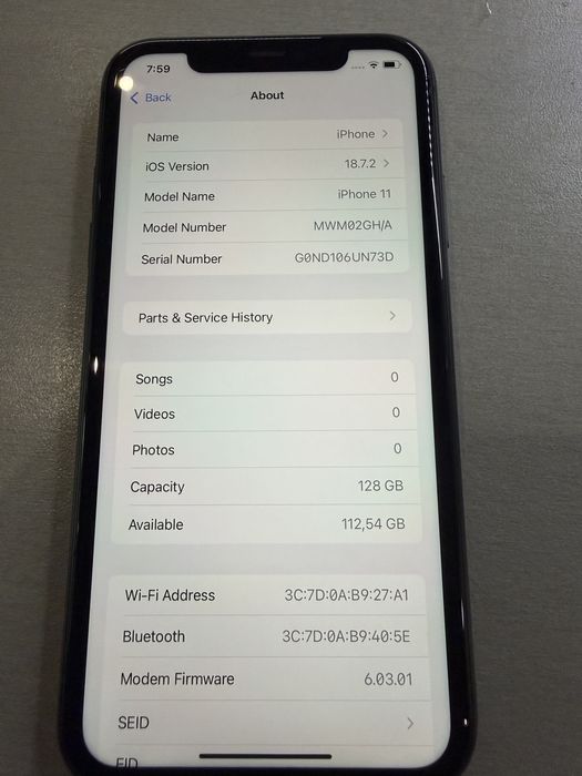 Iphone 11 128gb сив