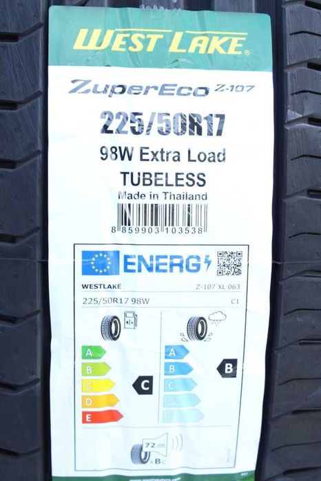 Anvelope vara noi 225/50R17, 98W, XL, WestLake, DOT 2025