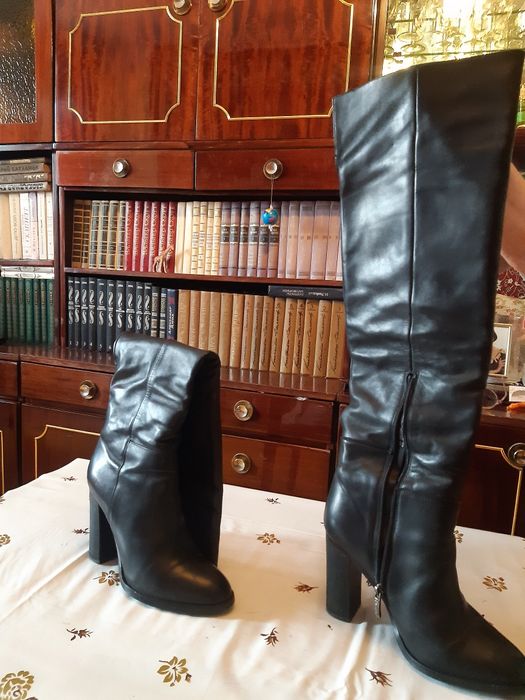 Зимние сапоги разные